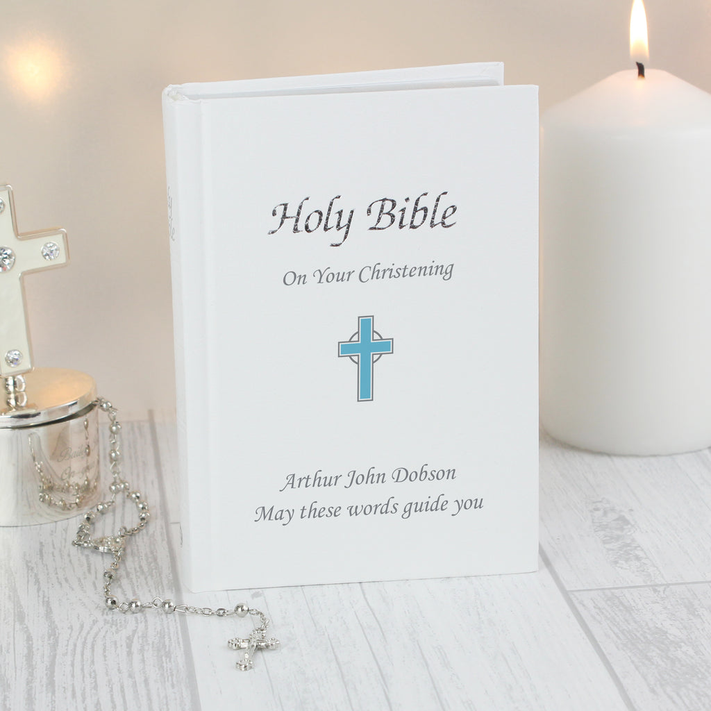 Personalised Blue Cross Bible - Buy Books at GiftMasters.co.uk