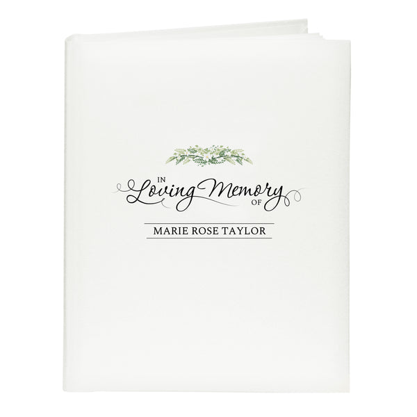 Personalised In Loving Memory Traditional Photo Album