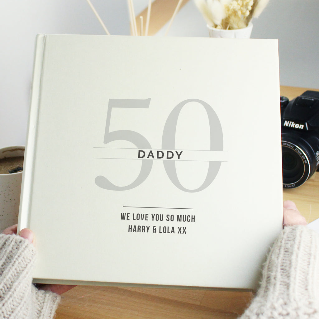 Personalised Birthday Square Photo Album - Buy Photo Frames, Albums and Guestbooks at GiftMasters.co.uk