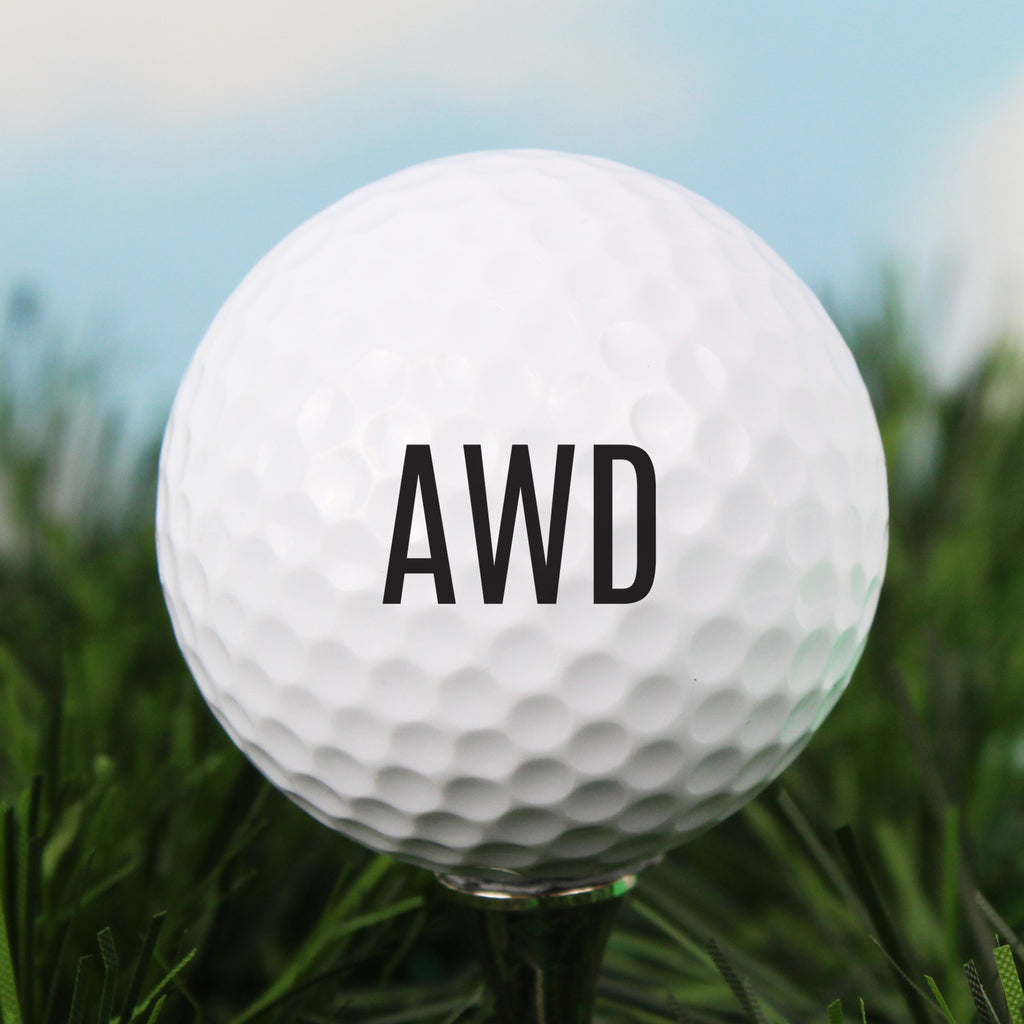 Personalised Initials Golf Ball - Buy Keepsakes at GiftMasters.co.uk