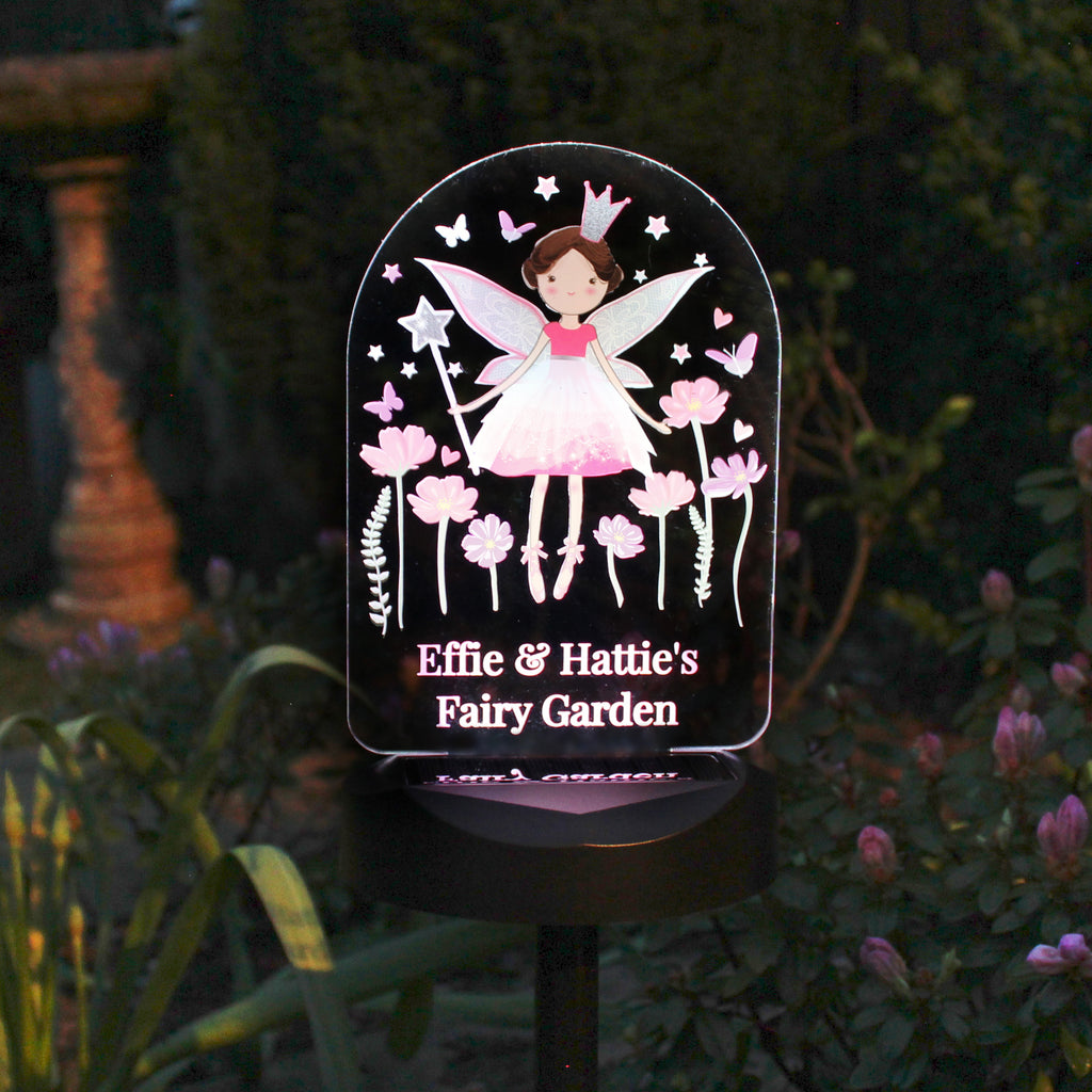 Personalised Fairy Princess Solar Light - Buy LED Lights, Candles & Decorations at GiftMasters.co.uk
