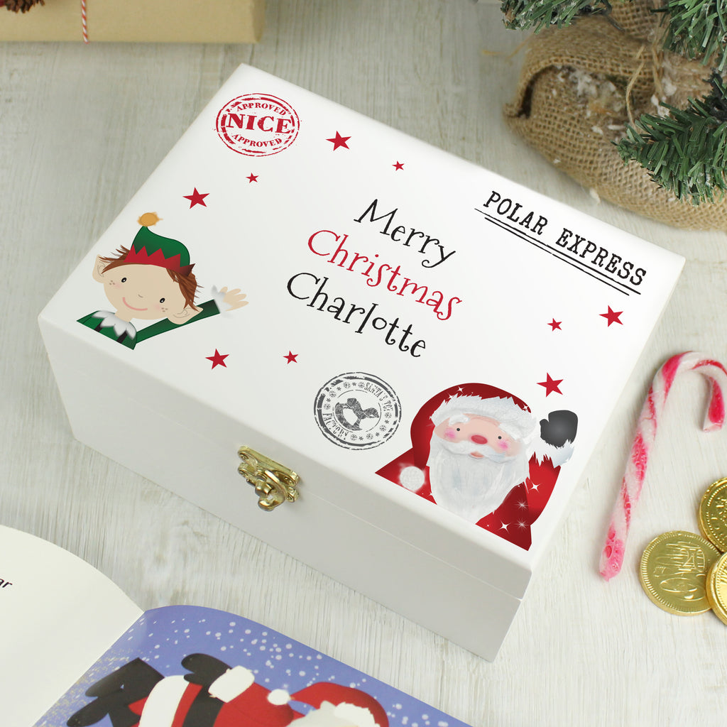 Personalised Small Christmas Eve Box - Buy Storage at GiftMasters.co.uk