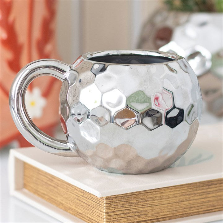 Silver Disco Ball Mug - Buy  at GiftMasters.co.uk