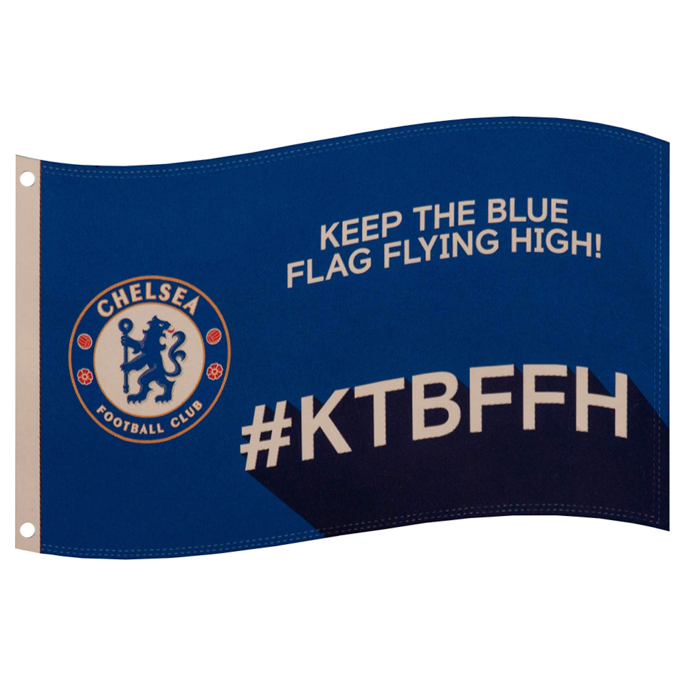 Chelsea FC Slogan Flag - Buy  at GiftMasters.co.uk