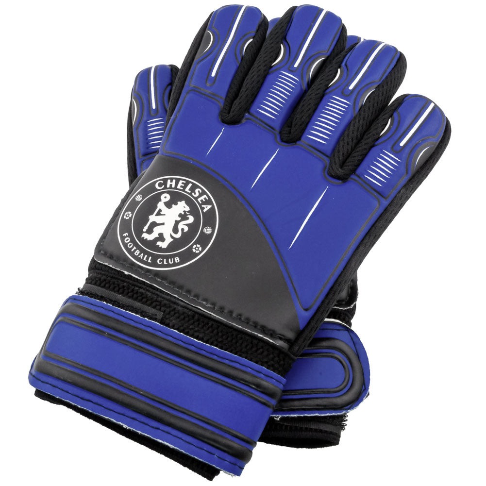 Chelsea FC Delta Goalkeeper Gloves Kids - Buy Gloves & Shin Pads at GiftMasters.co.uk