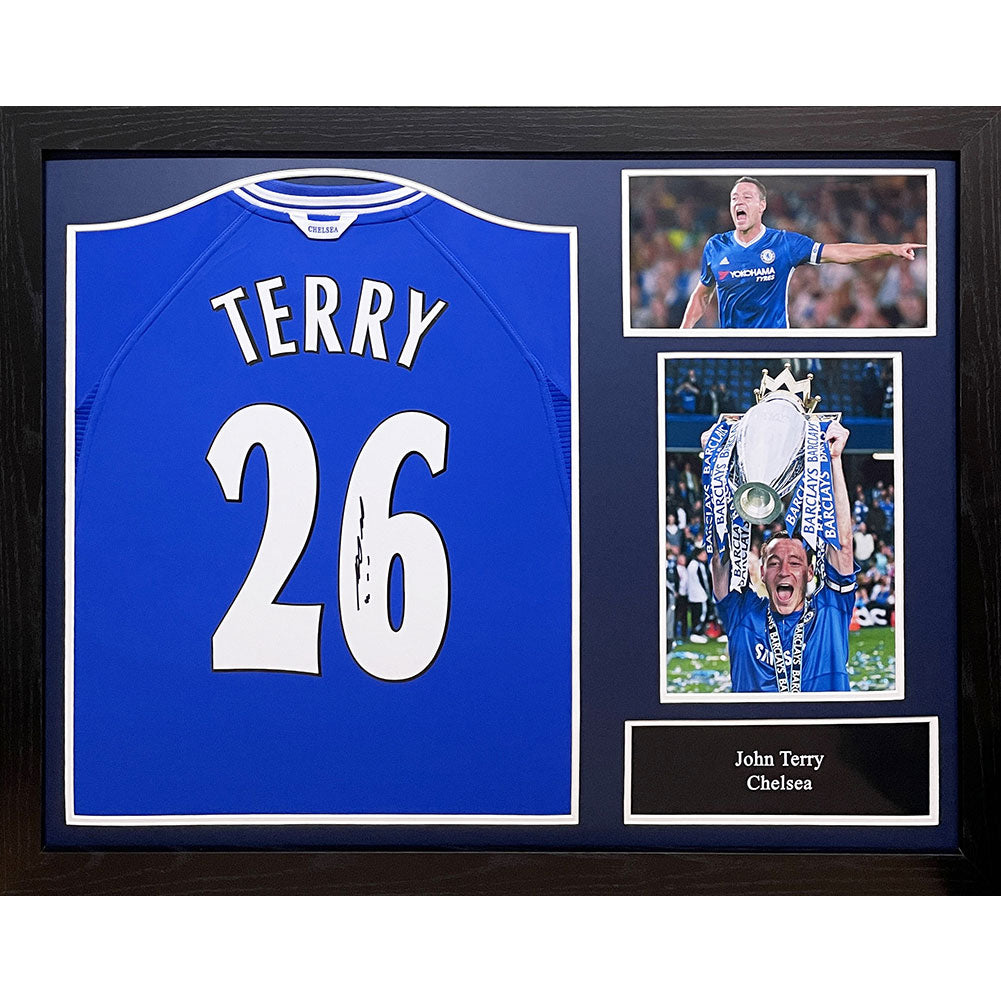 Chelsea FC 2000 Terry Signed Shirt (Framed) - Buy Shirts at GiftMasters.co.uk