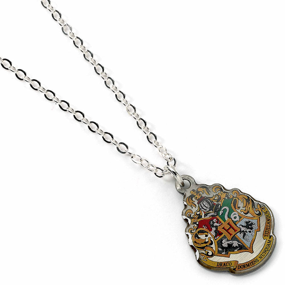 Harry Potter Silver Plated Necklace Hogwarts - Buy Silver Plated at GiftMasters.co.uk