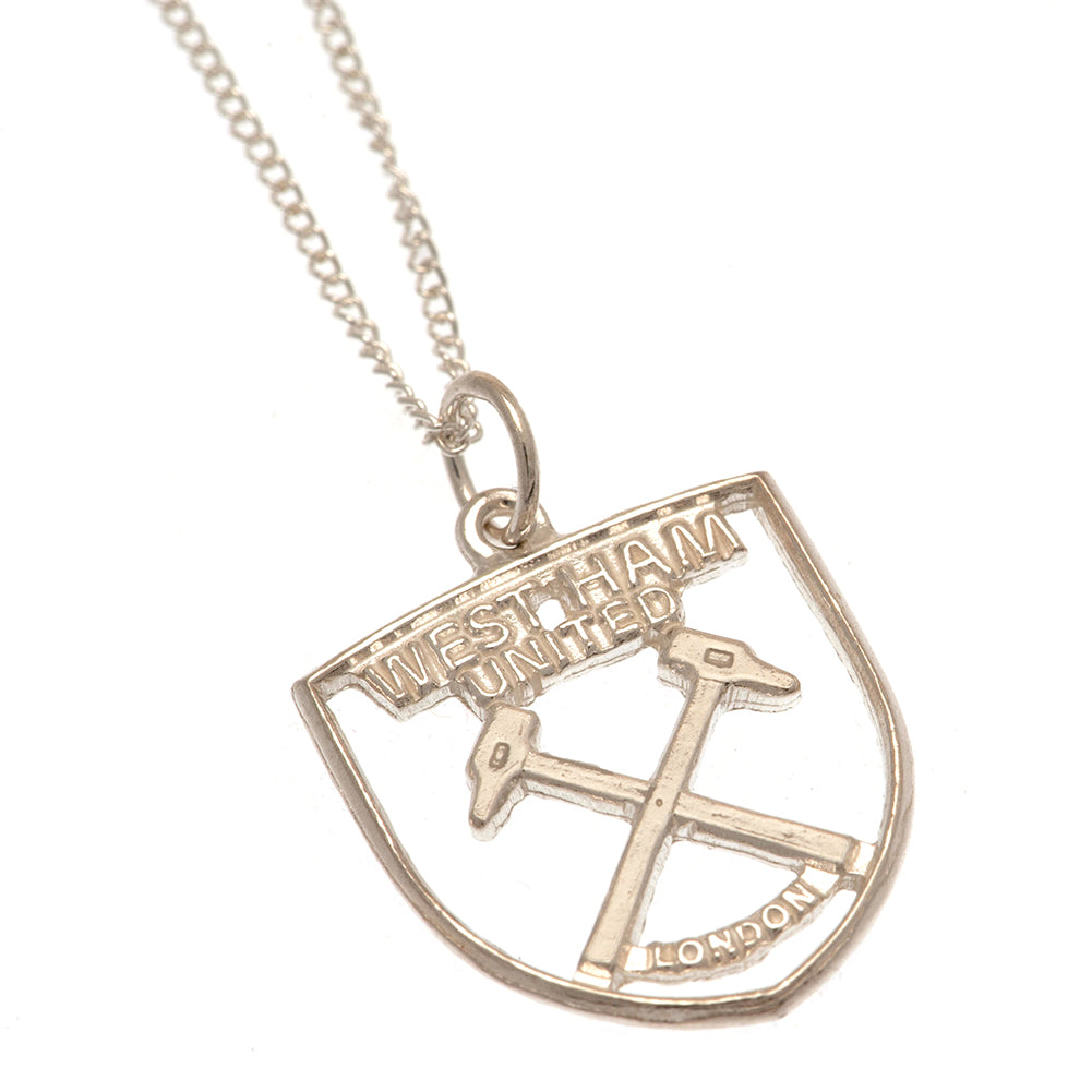 West Ham United FC Sterling Silver Pendant & Chain CR - Buy Sterling Silver at GiftMasters.co.uk