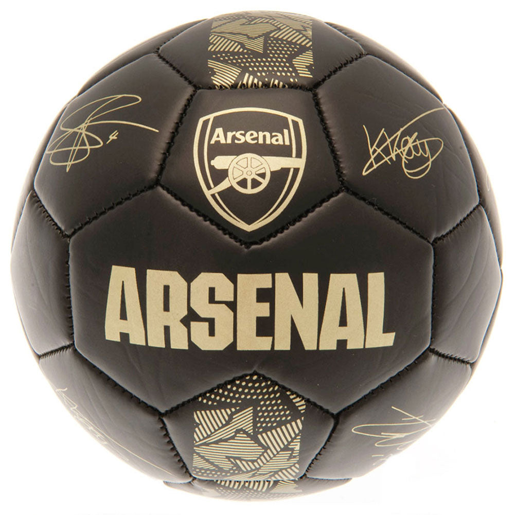 Arsenal FC Sig Gold Phantom Football - Buy Footballs Size 5 at GiftMasters.co.uk
