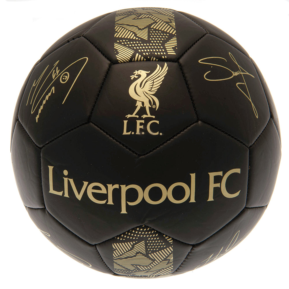 Liverpool FC Sig Gold Phantom Football - Buy Footballs Size 5 at GiftMasters.co.uk