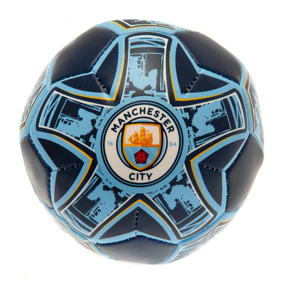 Manchester City FC 4 inch Soft Ball - Buy  at GiftMasters.co.uk