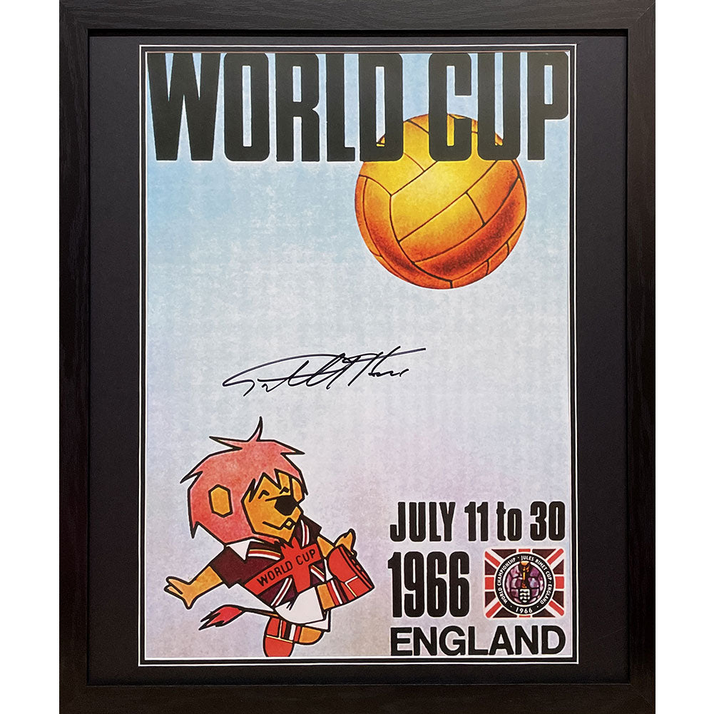 England FA 1966 Sir Geoff Hurst Signed Framed Print - Buy Prints at GiftMasters.co.uk