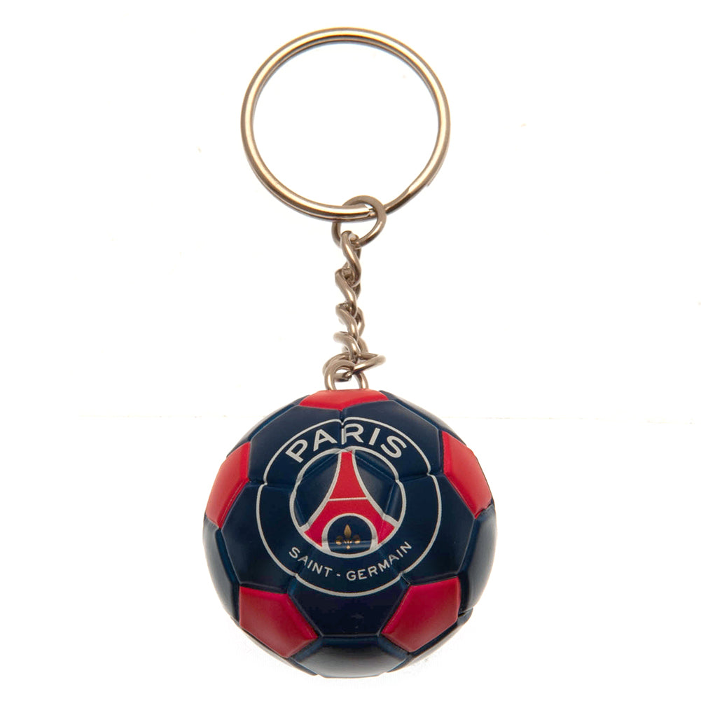 Paris Saint Germain FC Football Keyring - Buy  at GiftMasters.co.uk