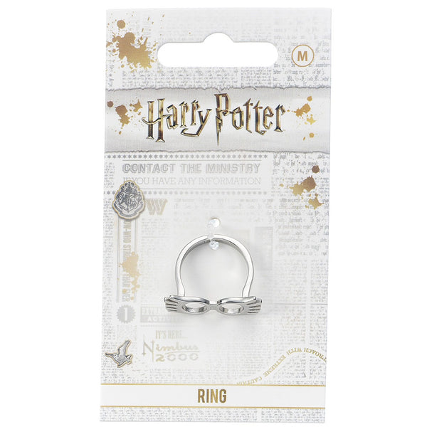 harry potter stainless steel ring luna glasses