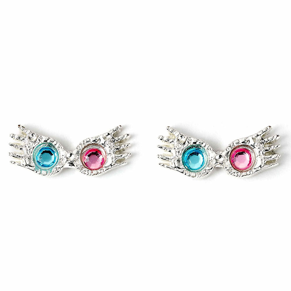 Harry Potter Silver Plated Luna Spectrespecs Stud Earrings - Buy Silver Plated at GiftMasters.co.uk