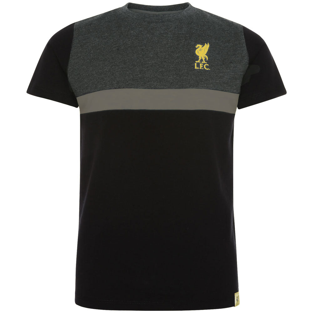 Liverpool FC Panel T Shirt Junior 5-6 Yrs - Buy Junior Polos & Tees at GiftMasters.co.uk
