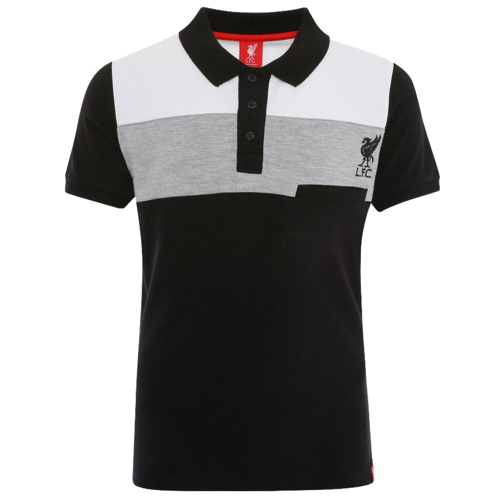 Liverpool FC Colour Block Polo Junior 5-6 Yrs - Buy Junior Polos & Tees at GiftMasters.co.uk