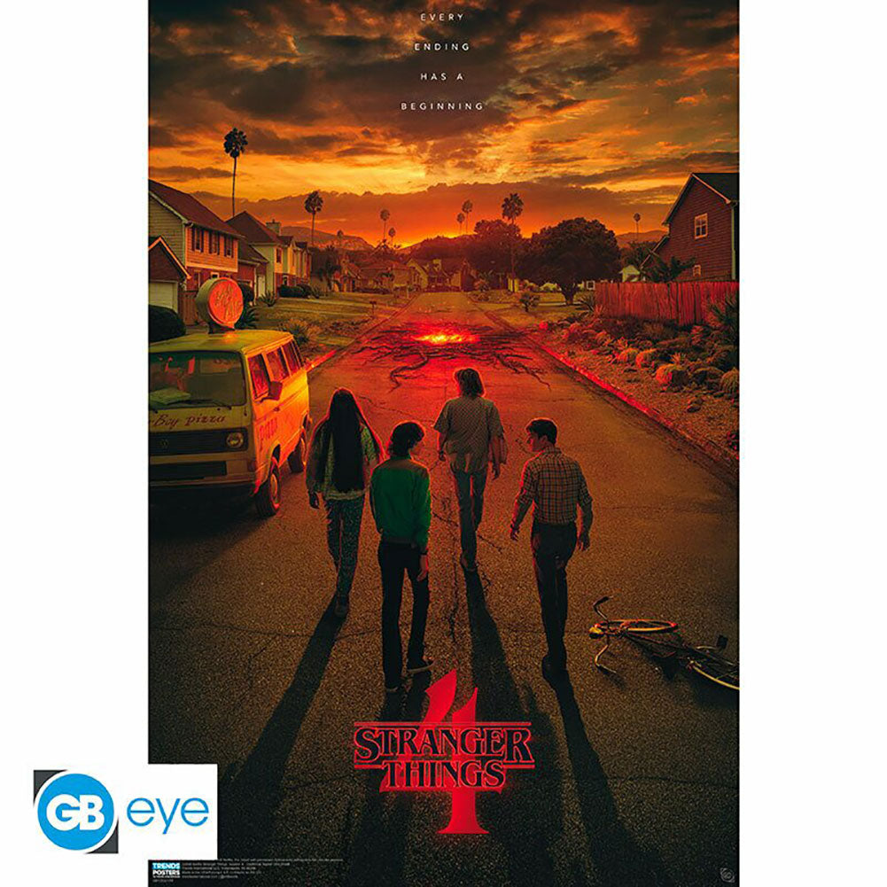 Stranger Things 4 Poster California 279 - Buy Posters at GiftMasters.co.uk