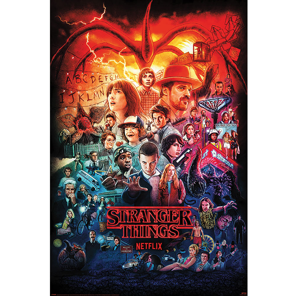 Stranger Things 4 Poster Montage 123 - Buy Posters at GiftMasters.co.uk