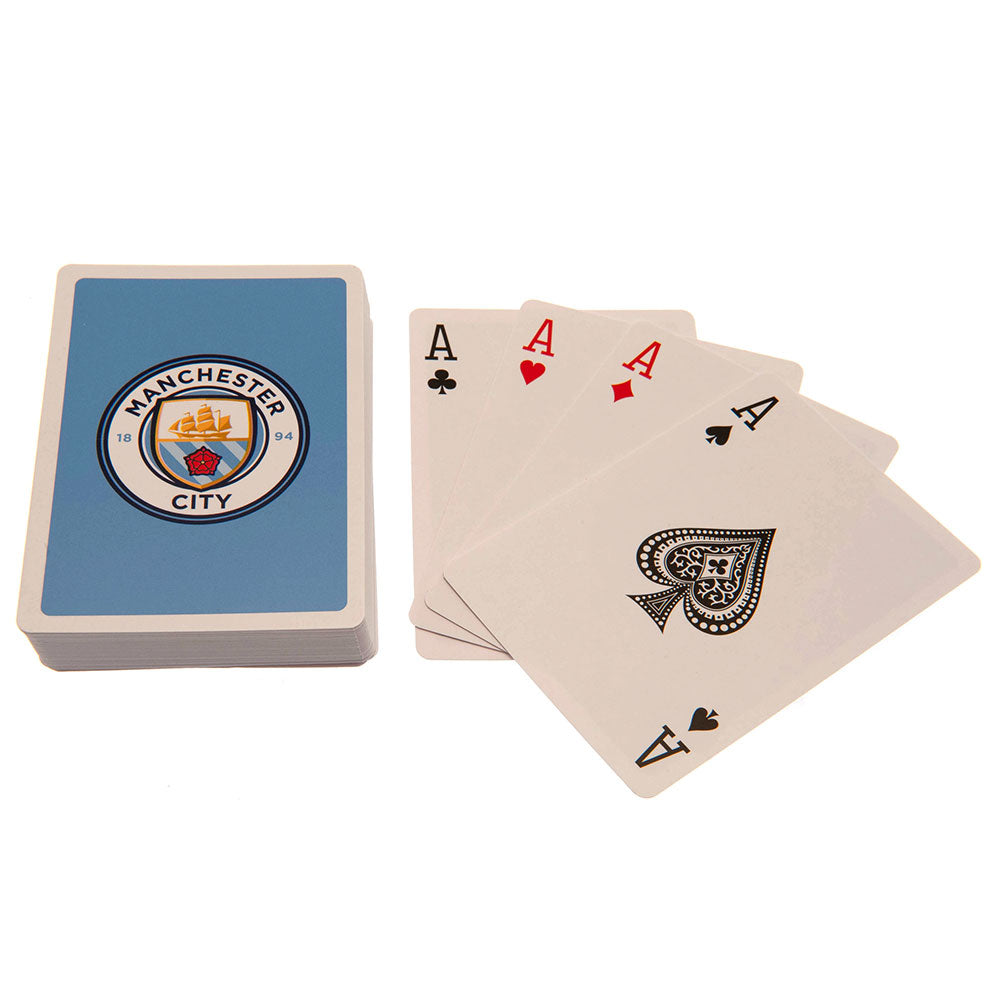 Manchester City FC Playing Cards - Buy General at GiftMasters.co.uk