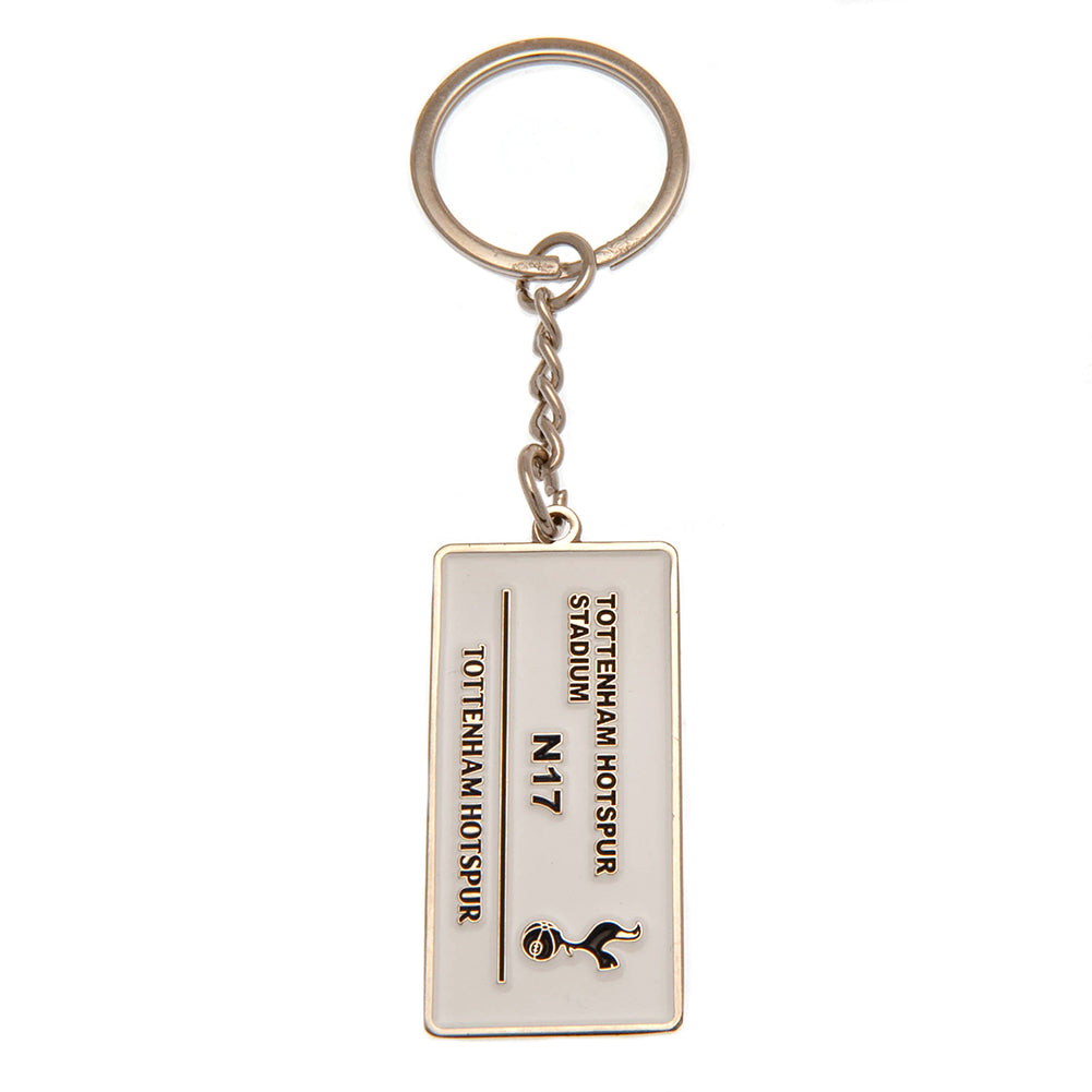 Tottenham Hotspur FC Embossed Street Sign Keyring - Buy  at GiftMasters.co.uk