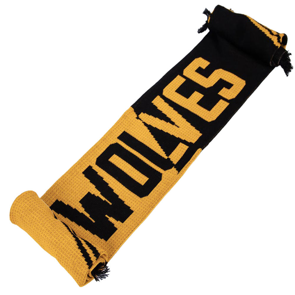 Wolverhampton Wanderers FC Vertigo Scarf - Buy Gloves & Scarves at GiftMasters.co.uk