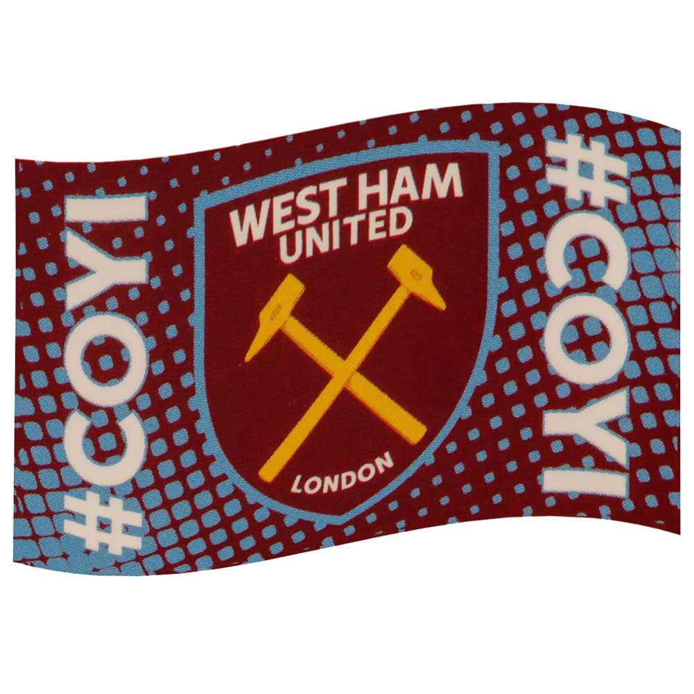 West Ham United FC COYI Flag - Buy  at GiftMasters.co.uk