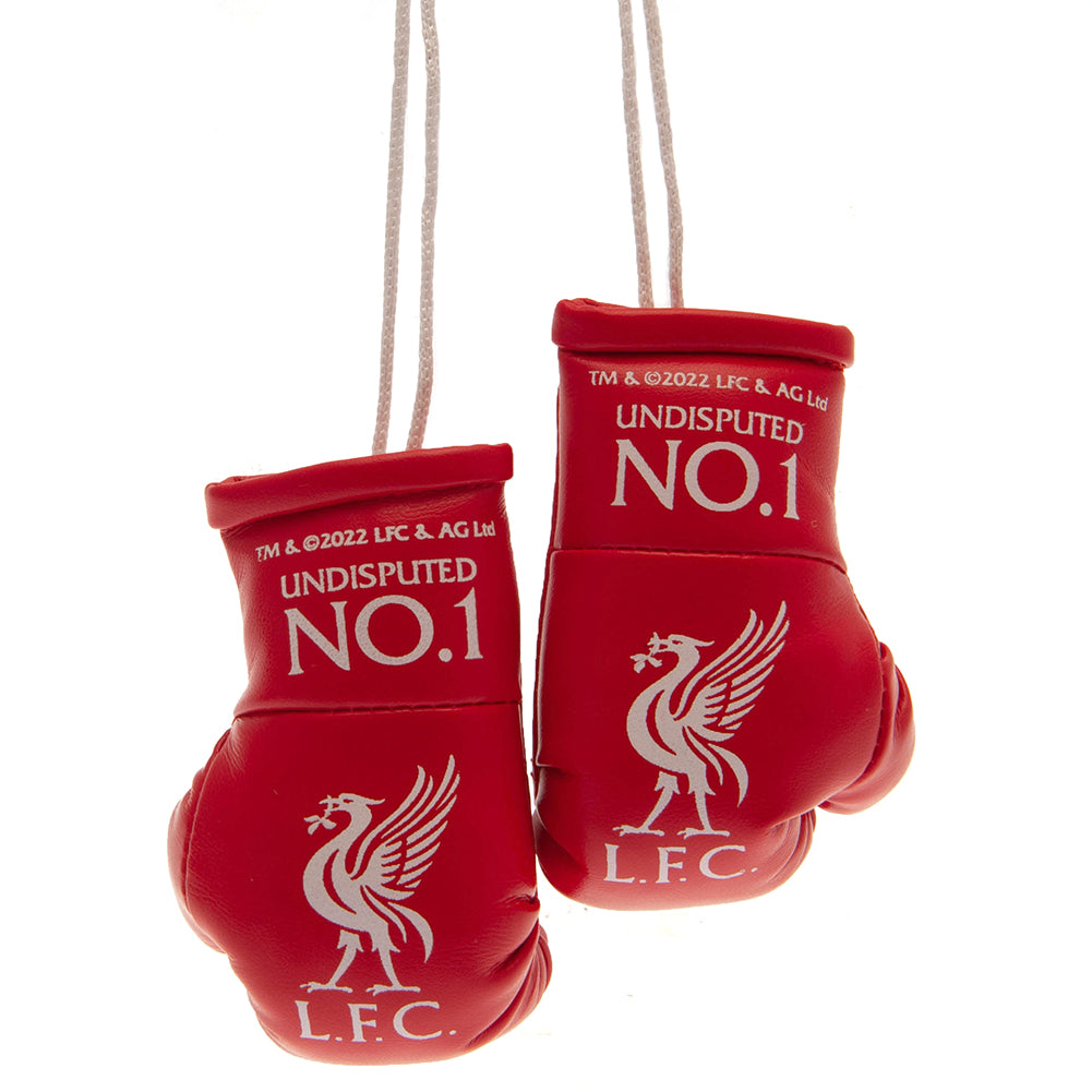 Liverpool FC Red Mini Boxing Gloves - Buy  at GiftMasters.co.uk