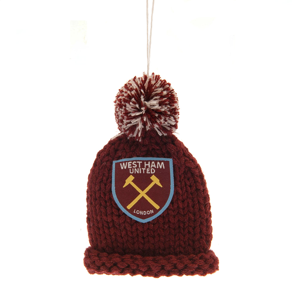 West Ham United FC Hanging Bobble Hat - Buy Hang Ups & Stickers at GiftMasters.co.uk
