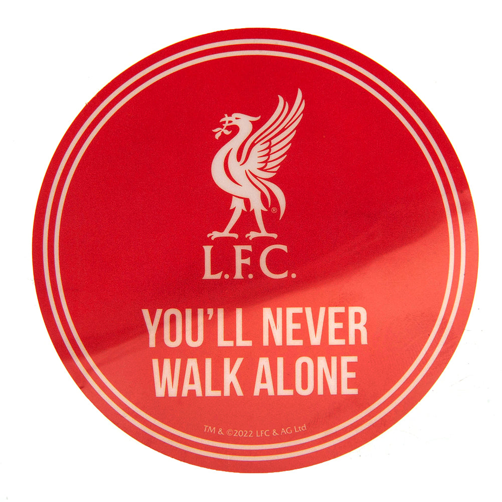 Liverpool FC YNWA Car Sticker - Buy Hang Ups & Stickers at GiftMasters.co.uk