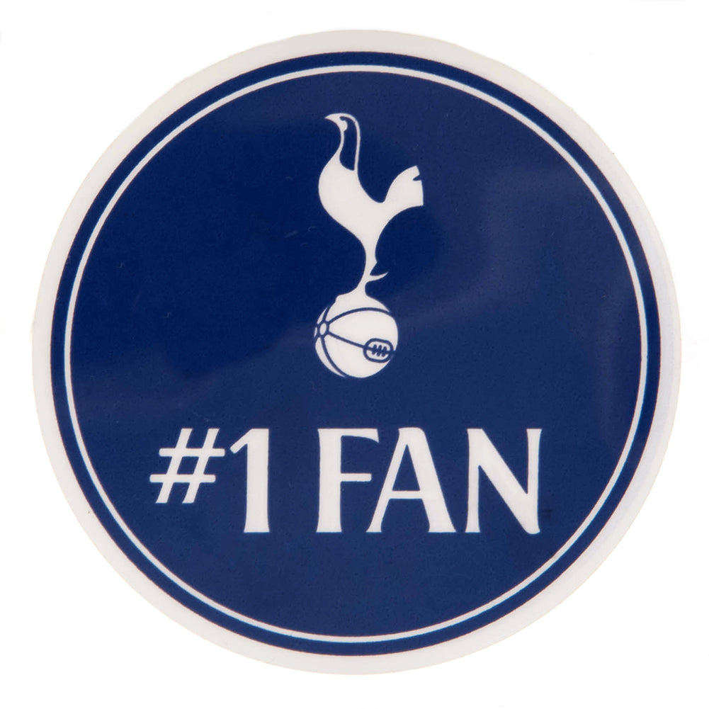 Tottenham Hotspur FC No.1 Fan Car Sticker - Buy Hang Ups & Stickers at GiftMasters.co.uk
