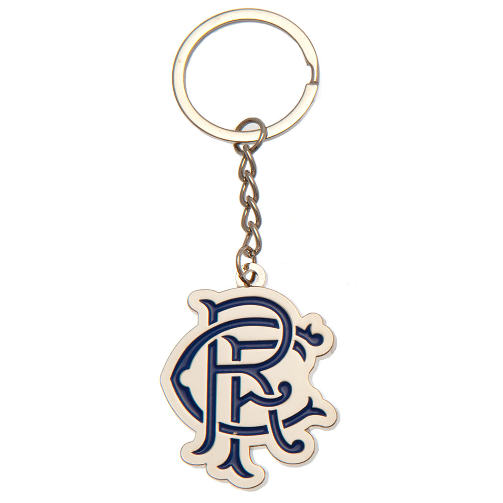 Rangers FC Scroll Crest Keyring - Buy  at GiftMasters.co.uk