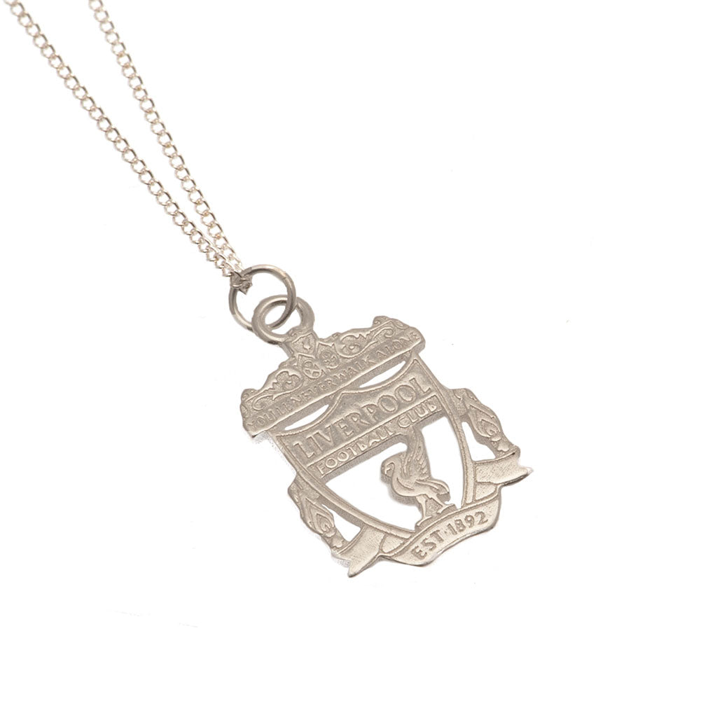 Liverpool FC Sterling Silver Pendant & Chain CR - Buy Sterling Silver at GiftMasters.co.uk