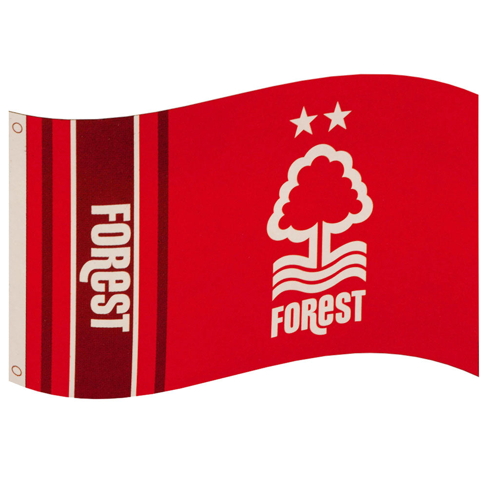 Nottingham Forest FC Wordmark Flag - Buy  at GiftMasters.co.uk