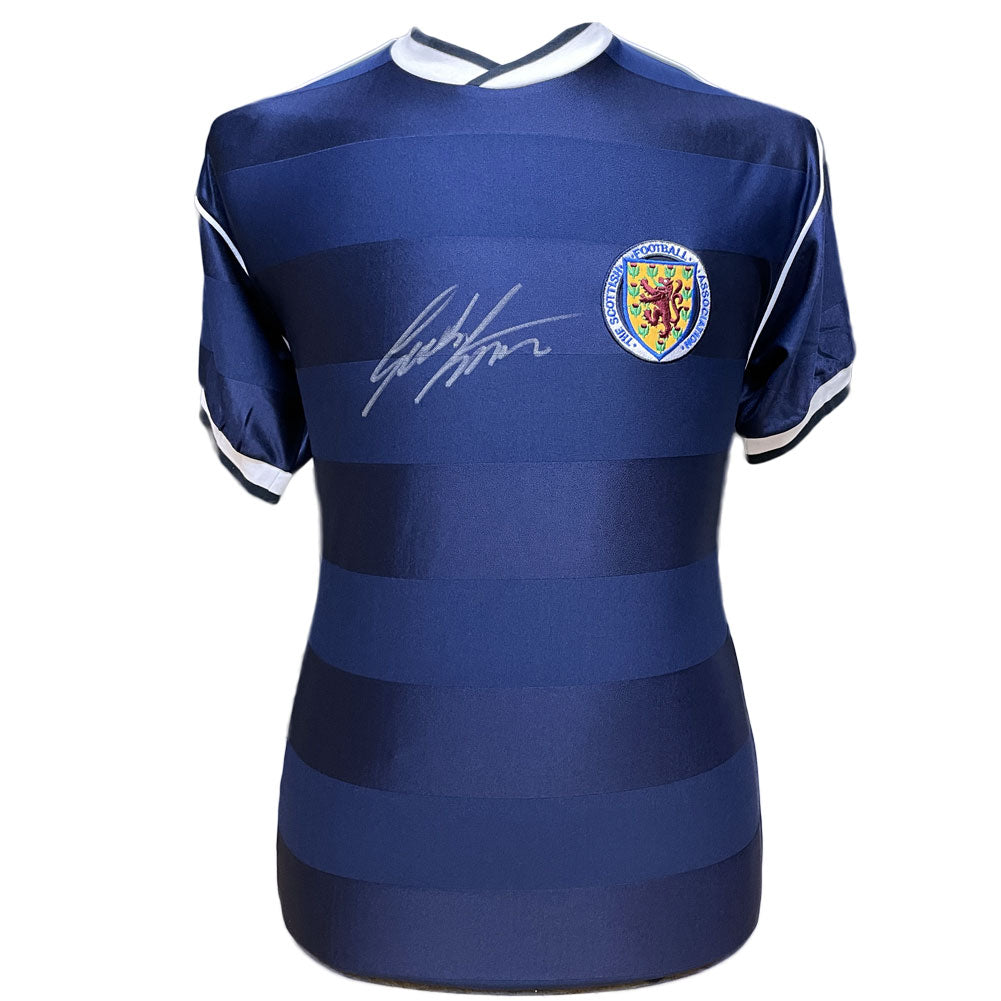 Scottish FA 1986 Strachan Signed Shirt - Buy Shirts at GiftMasters.co.uk