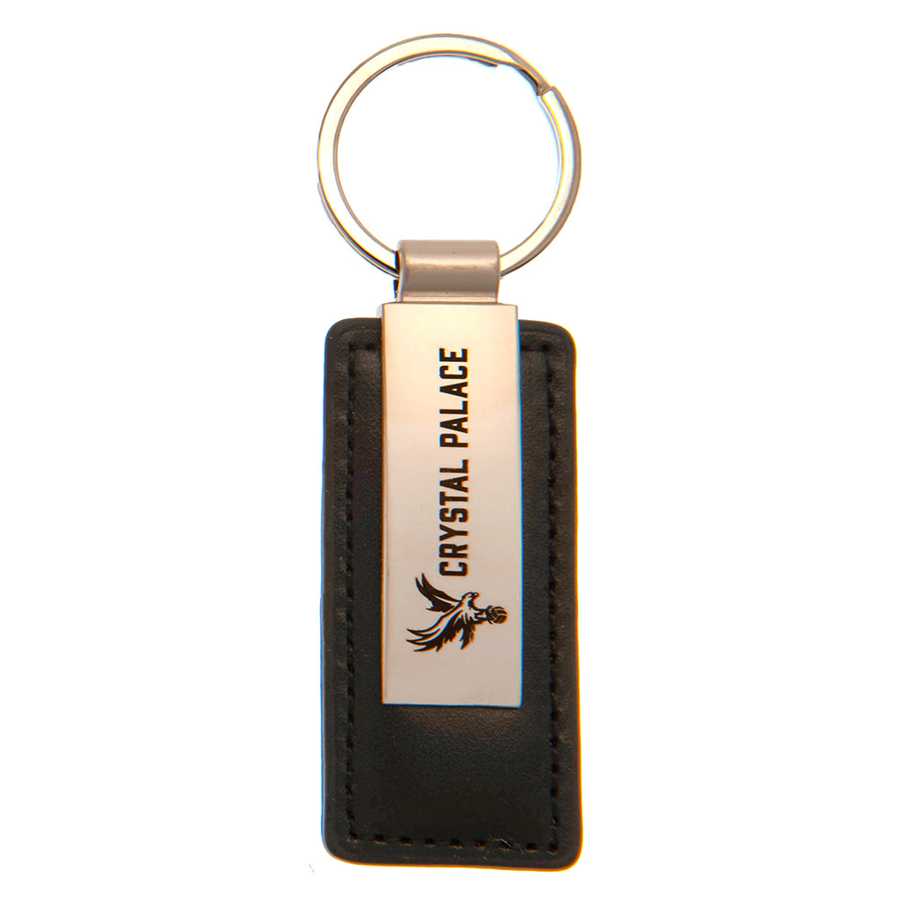 Crystal Palace FC Leather Key Fob - Buy Keyrings & Pens at GiftMasters.co.uk