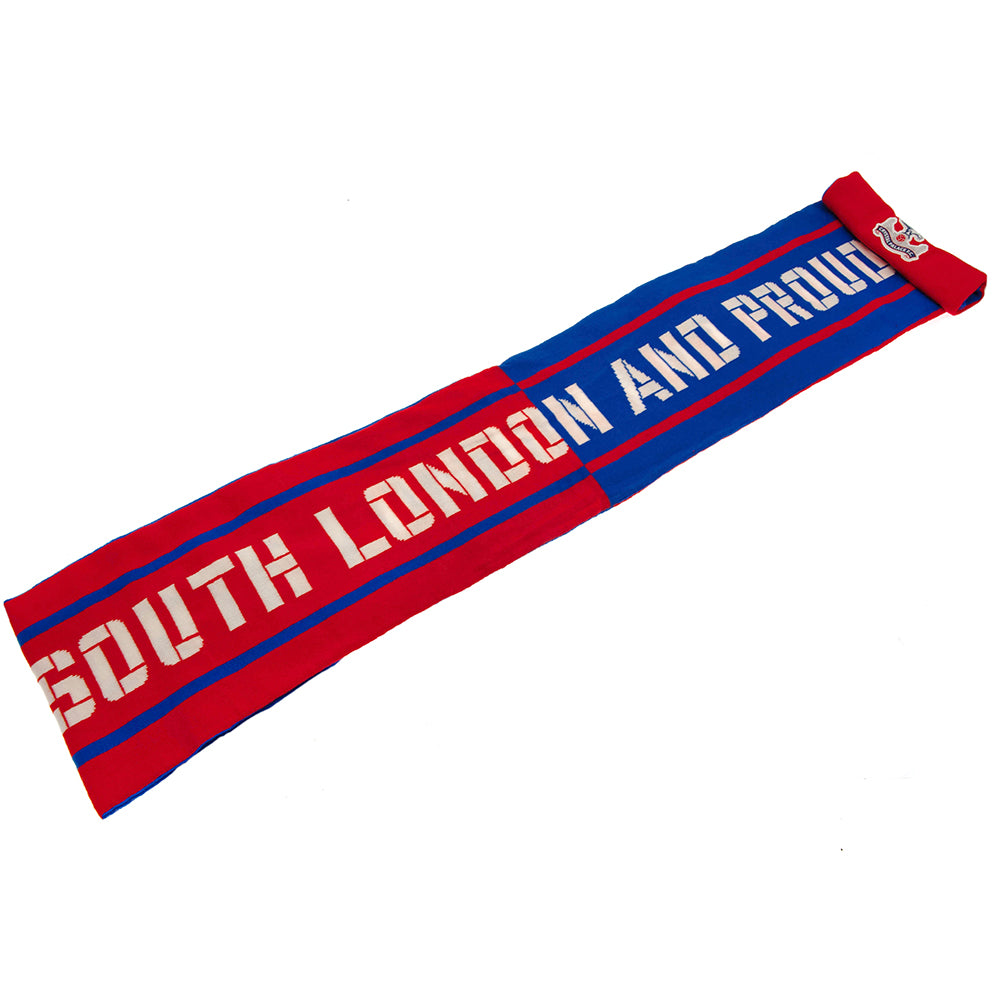 Crystal Palace FC South London Scarf - Buy Gloves & Scarves at GiftMasters.co.uk