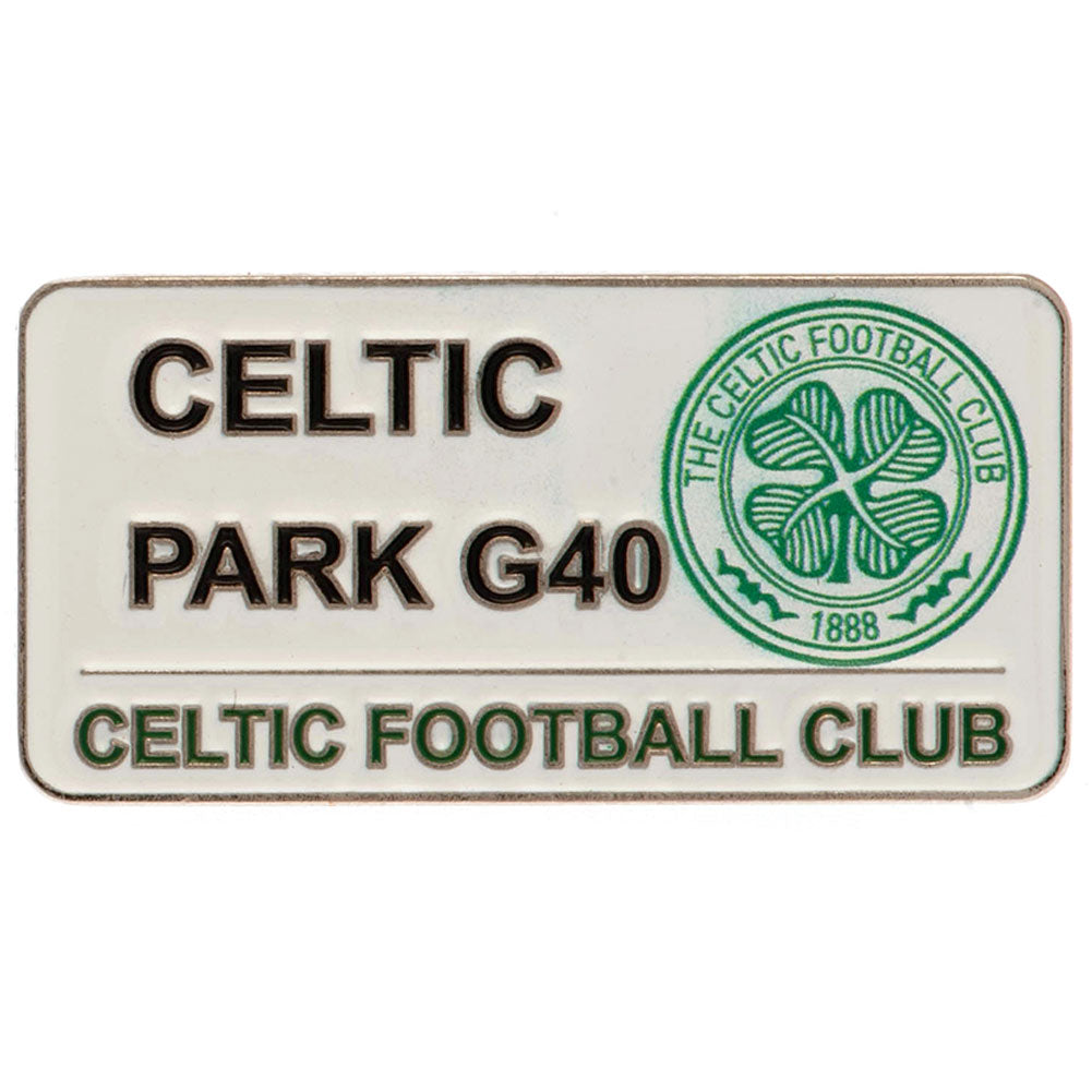Celtic FC Street Sign Badge - Buy Badges at GiftMasters.co.uk