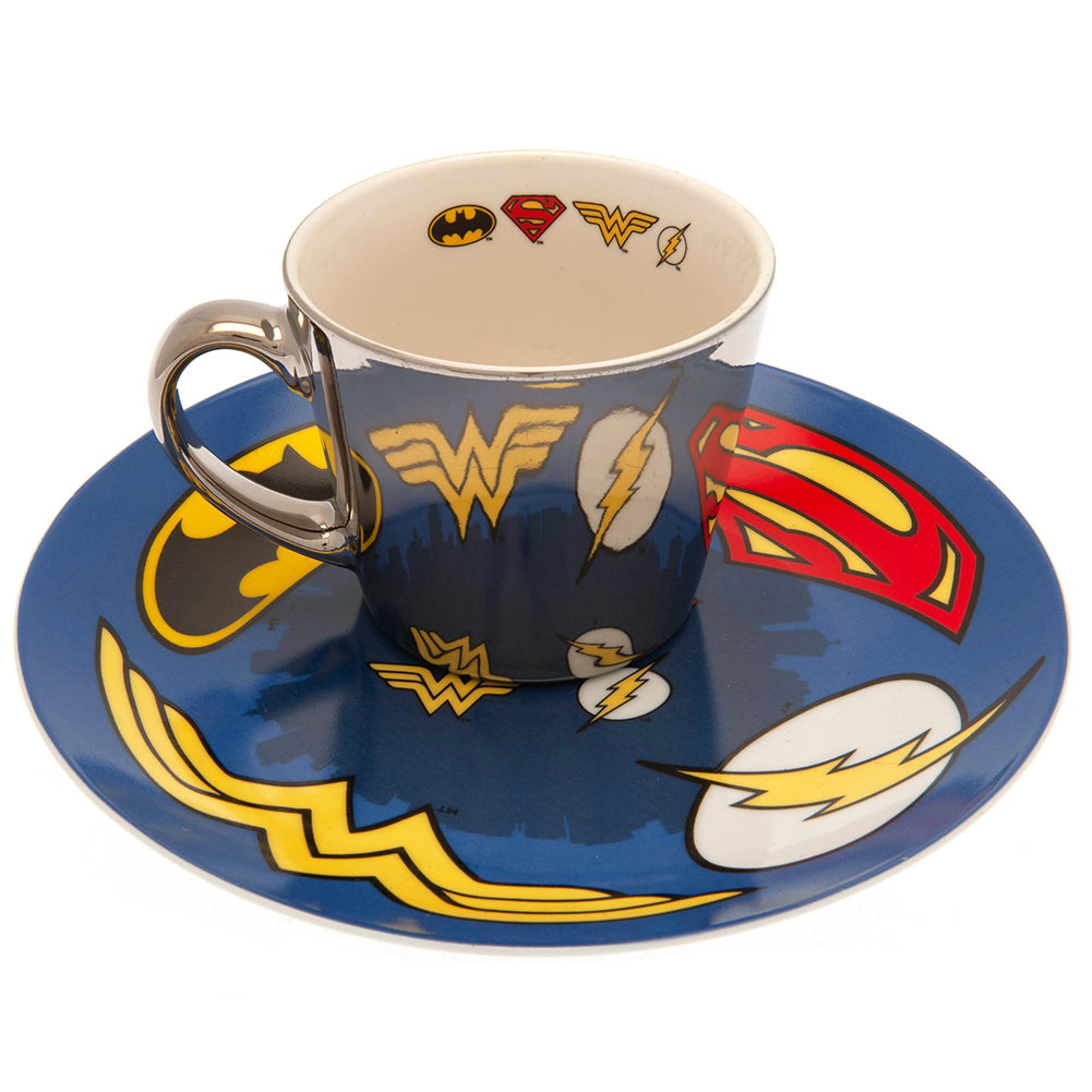 DC Comics Mirror Mug & Plate Set - Buy Gift Sets at GiftMasters.co.uk