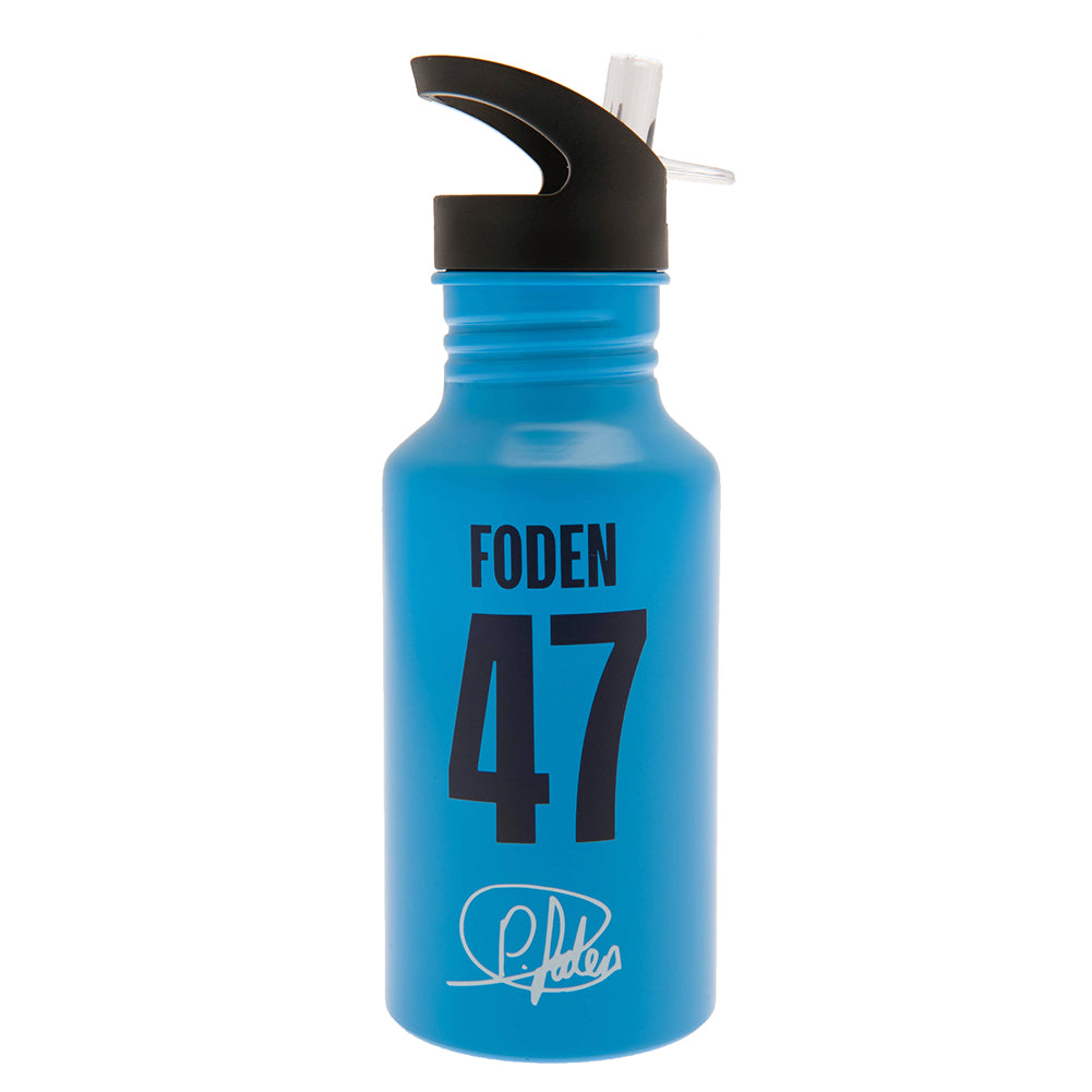 Manchester City FC Aluminium Drinks Bottle Foden - Buy Sports Bottles at GiftMasters.co.uk