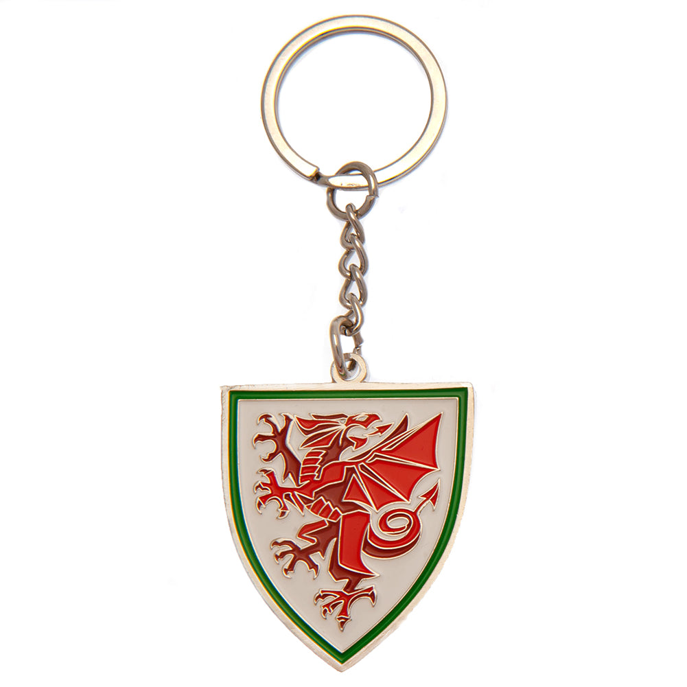 FA Wales Crest Keyring - Buy Keyrings at GiftMasters.co.uk