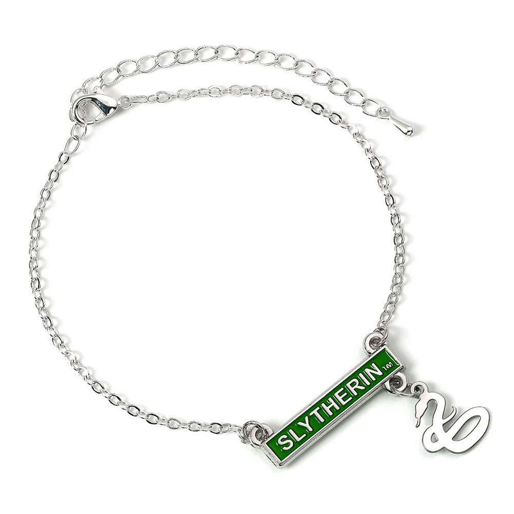 Harry Potter Silver Plated Bar Bracelet Slytherin - Buy Silver Plated at GiftMasters.co.uk