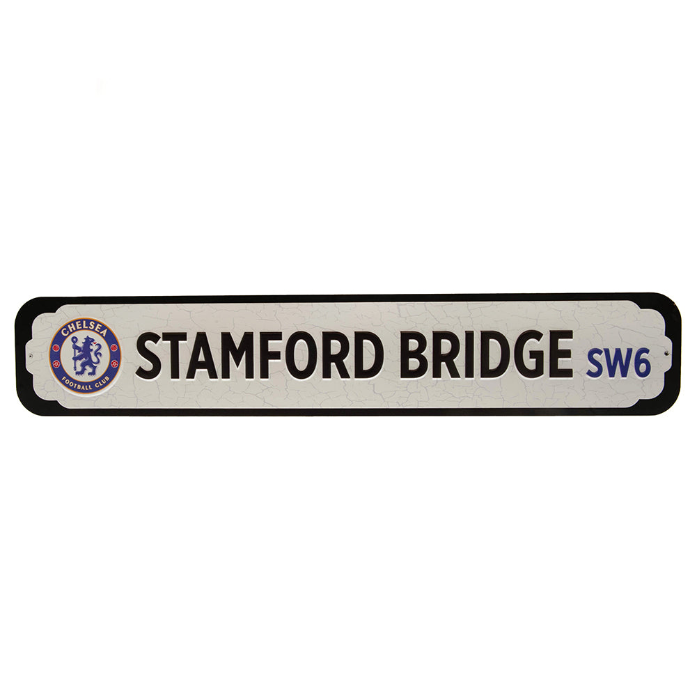 Chelsea FC Deluxe Stadium Sign - Buy Metal Signs at GiftMasters.co.uk