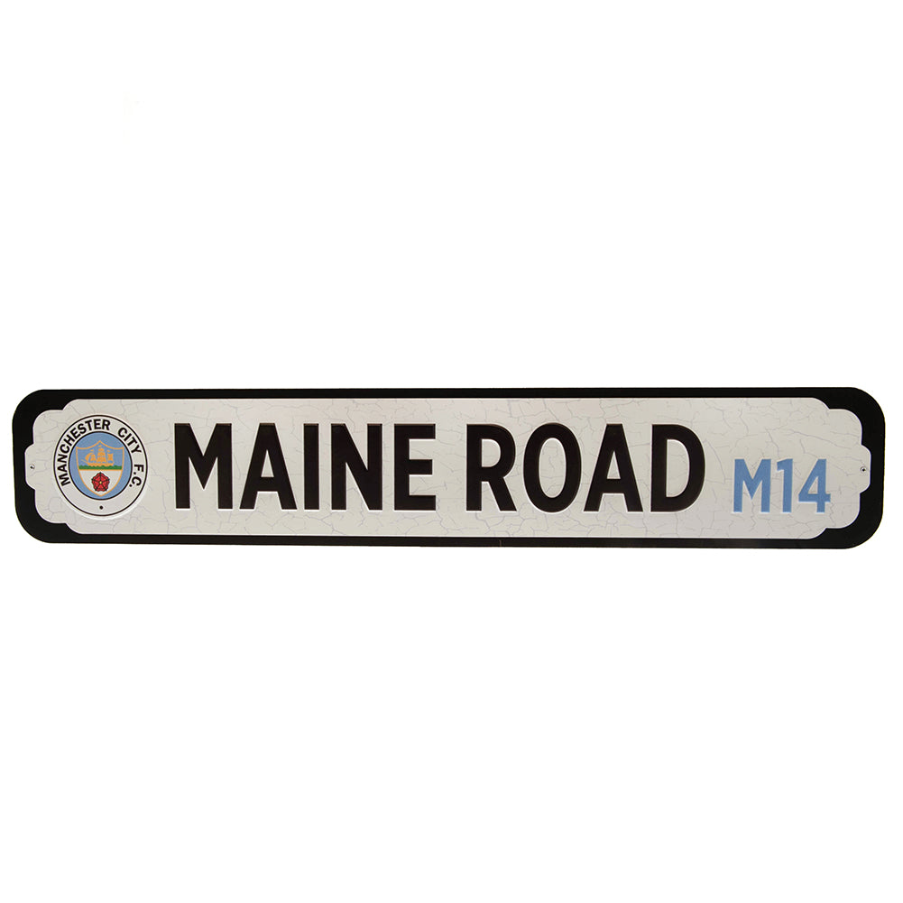 Manchester City FC Deluxe Stadium Sign - Buy Metal Signs at GiftMasters.co.uk
