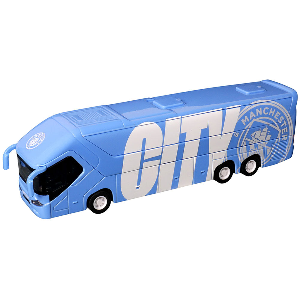 Manchester City FC Diecast Team Bus - Buy General at GiftMasters.co.uk