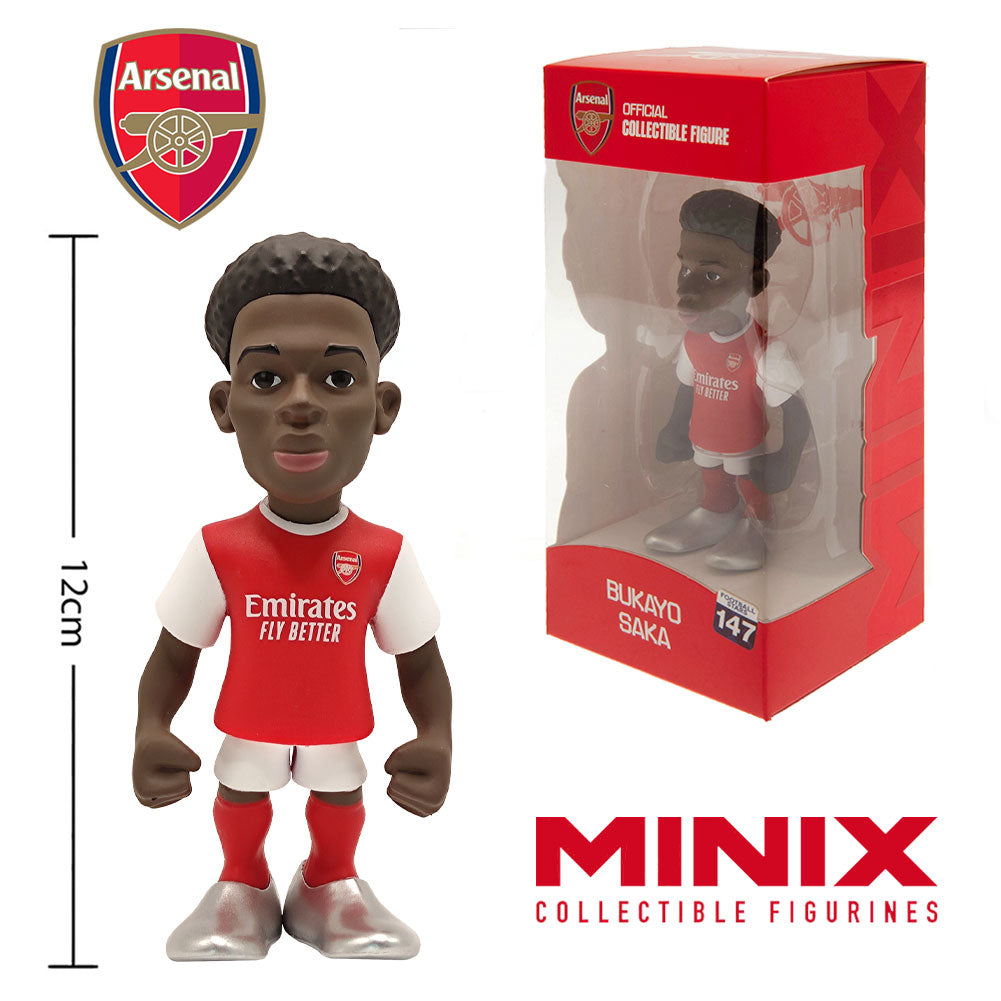 Arsenal FC MINIX Figure 12cm Saka - GiftMasters.co.uk