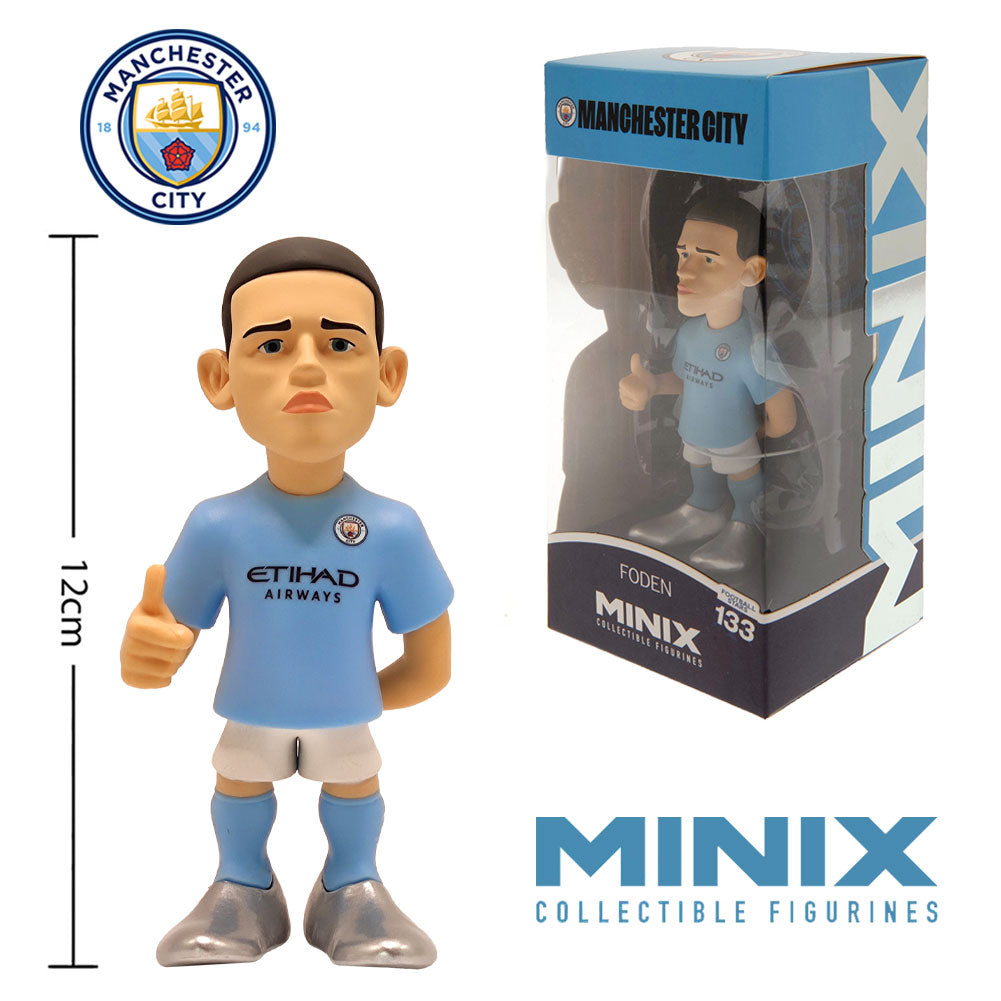 Manchester City FC MINIX Figure 12cm Foden - GiftMasters.co.uk