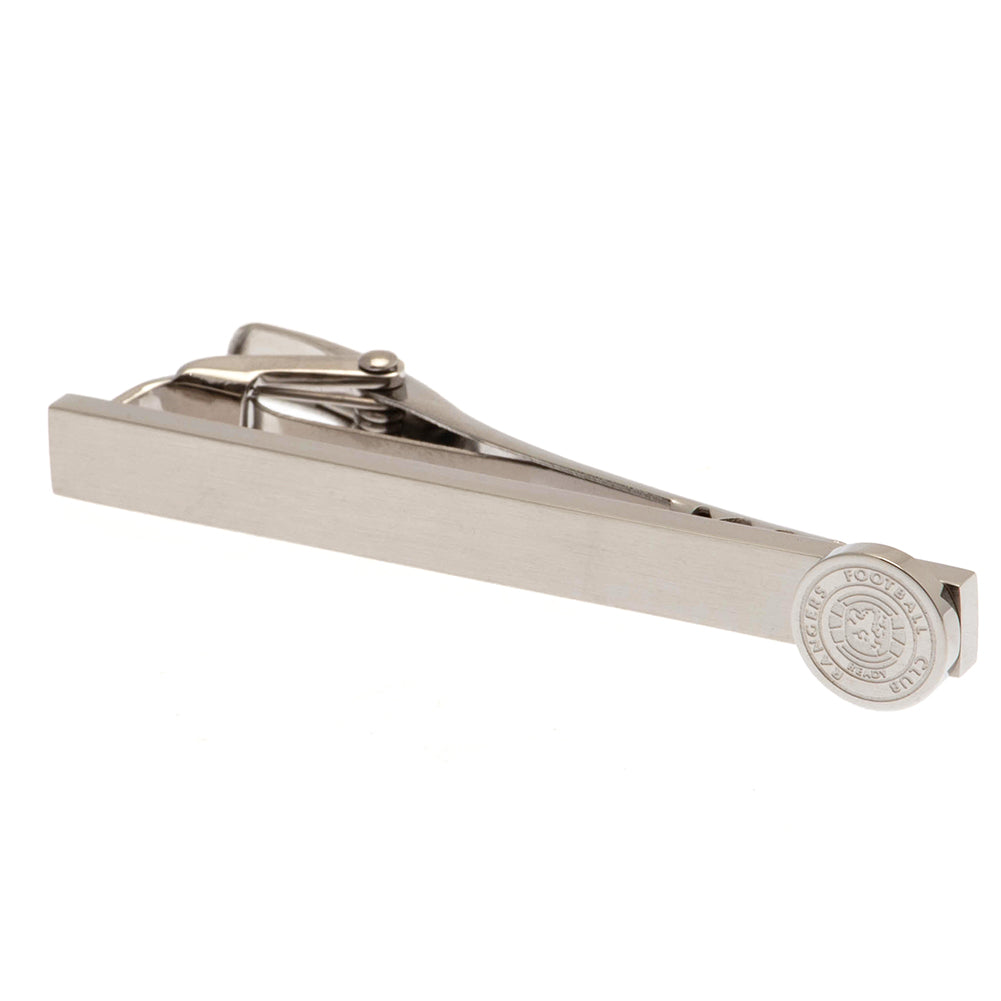Rangers FC Stainless Steel Ready Crest Tie Slide - Buy Ties & Pins at GiftMasters.co.uk