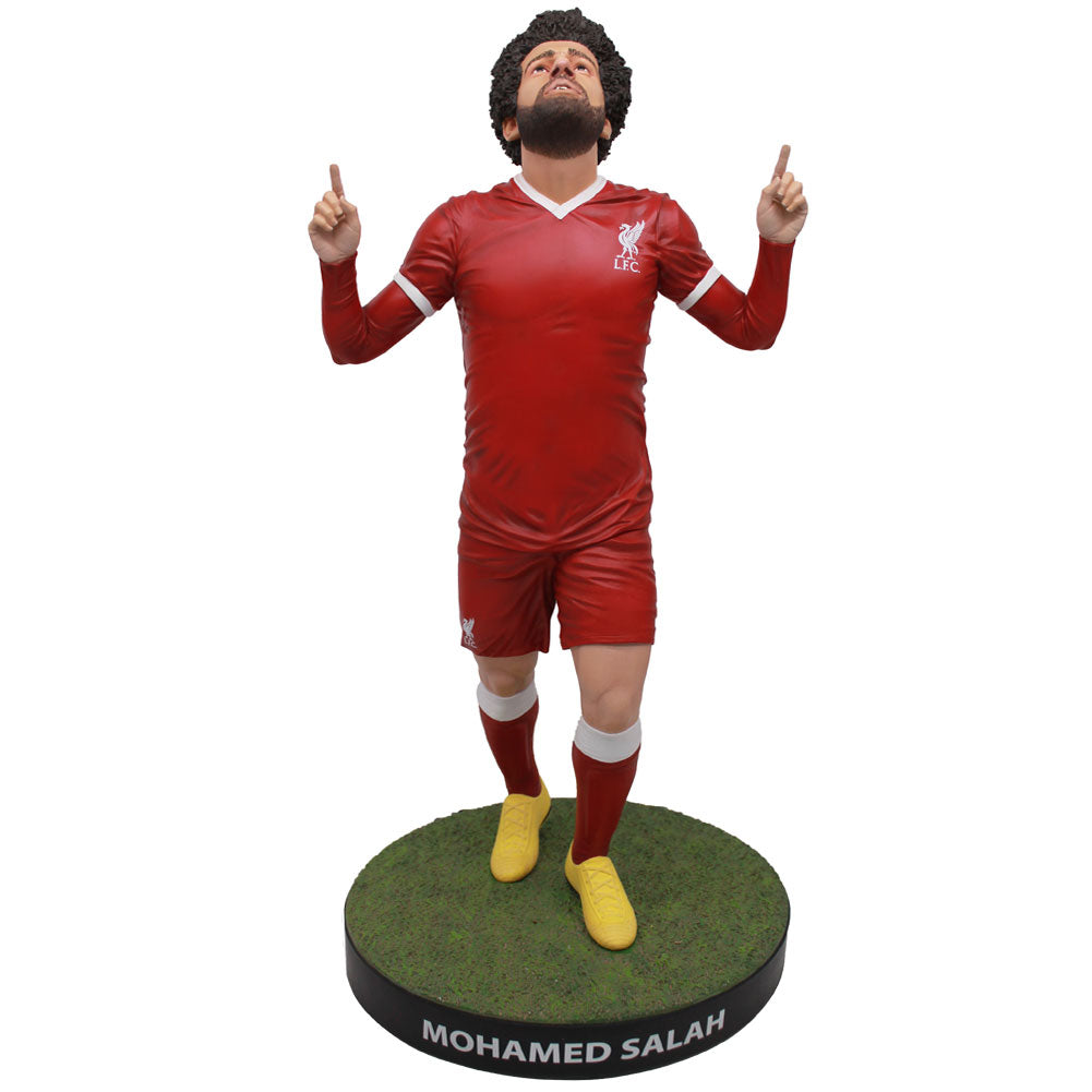 Liverpool FC Football's Finest Mohamed Salah Premium 60cm Statue - Buy Memorabilia at GiftMasters.co.uk