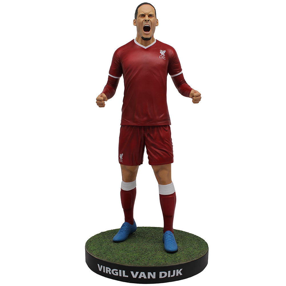 Liverpool FC Football's Finest Virgil Van Dijk Premium 60cm Statue - Buy Memorabilia at GiftMasters.co.uk